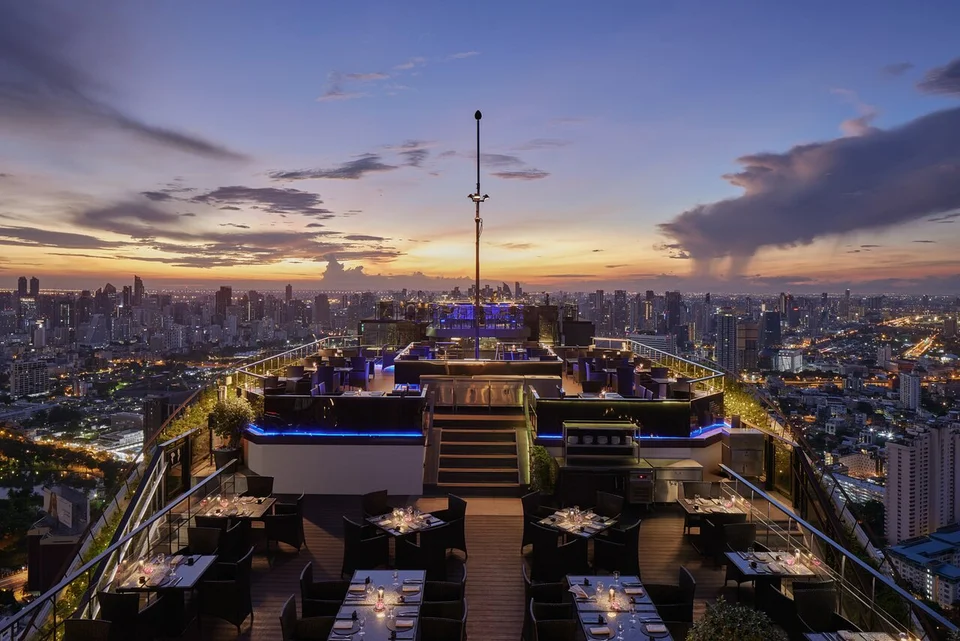 泰國曼谷的 Vertigo 屋頂餐廳